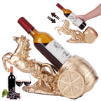 HORSE SCULPTURE WINE RACK