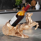 HORSE SCULPTURE WINE RACK