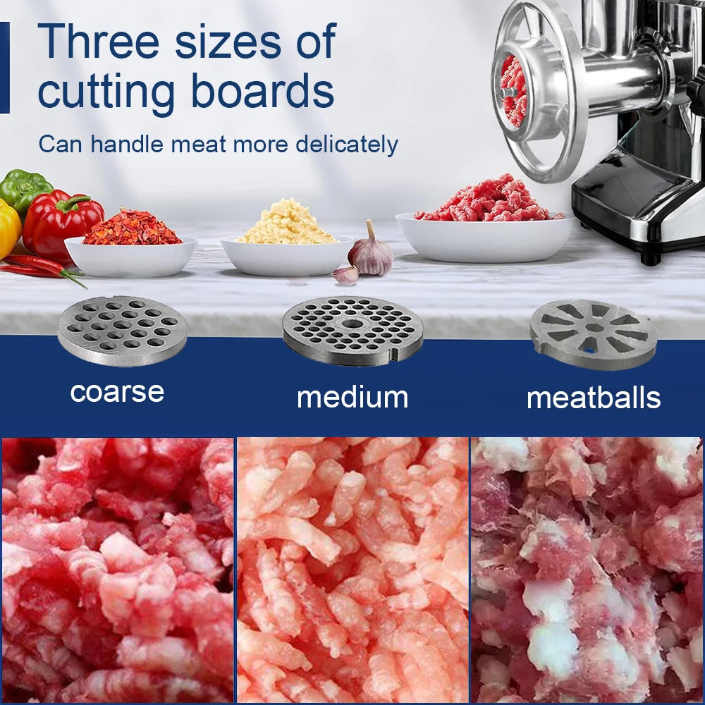 3000W ELETRIC MEAT GRINDERS STAINLESS STEEL