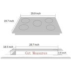 STAINLESS STEEL BUILT-IN 5 BURNER GAS COOKTOP NG/LP